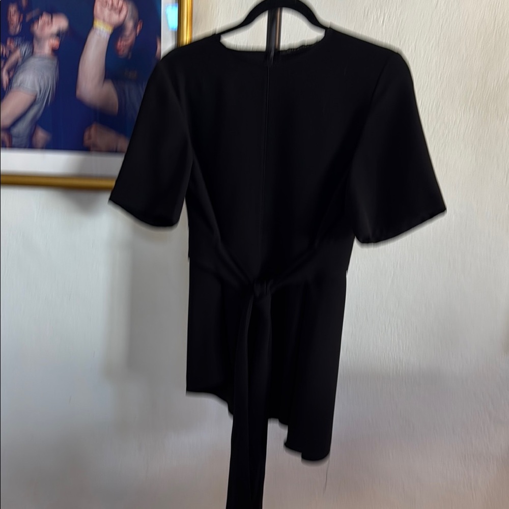 Zara Tie Waist Blouse